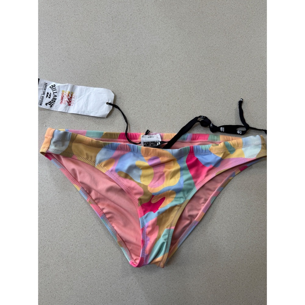 Billabong Adventure Division A/DIV Full Pant Bikini Bottom Multi Color Large NWT
